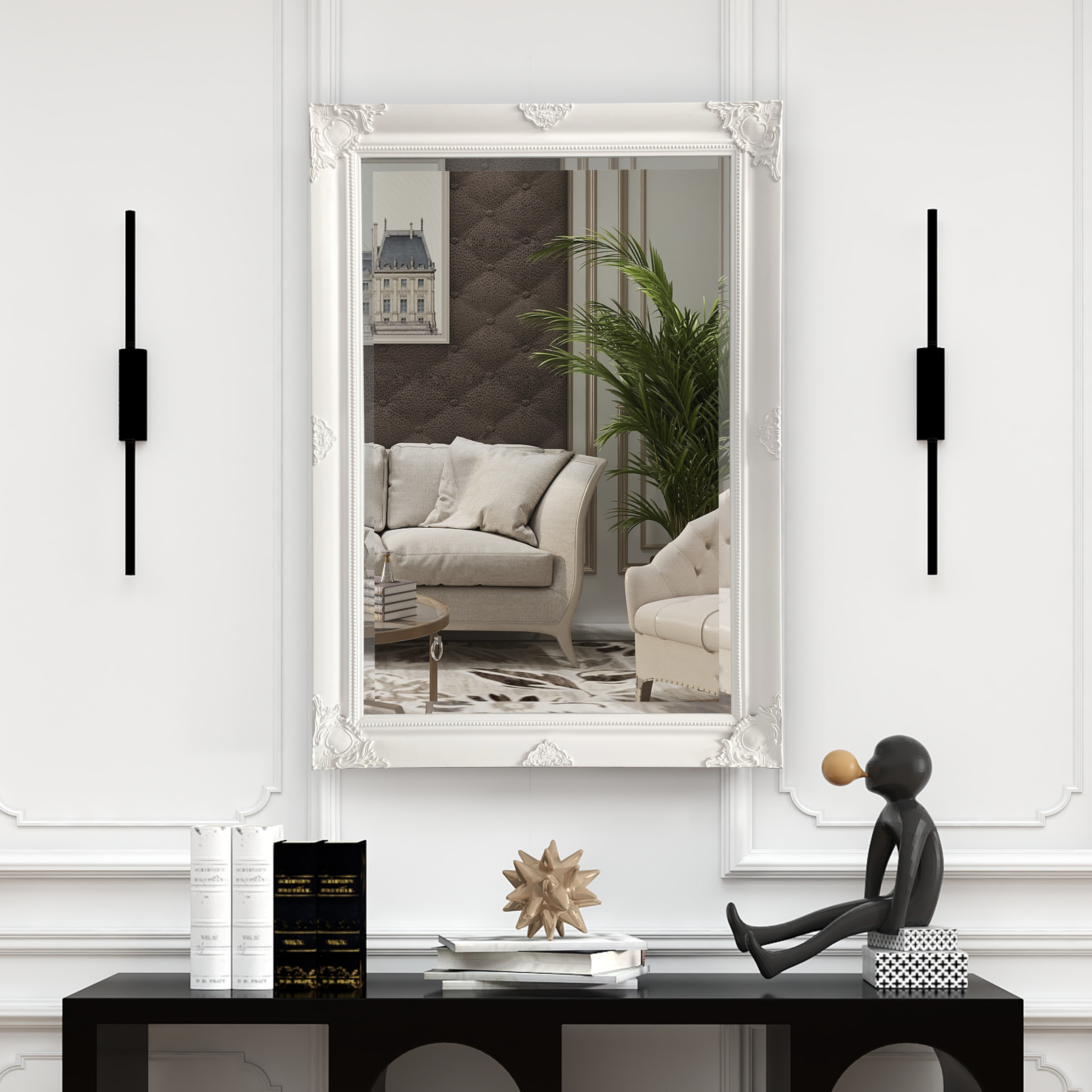 rectangle mirror for living room